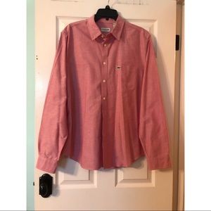 Lacoste Red Button Down Shirt